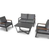 Loungeset Tom - Aluminium