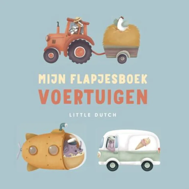 Mijn flapjesboek - Voertuigen - Little Dutch