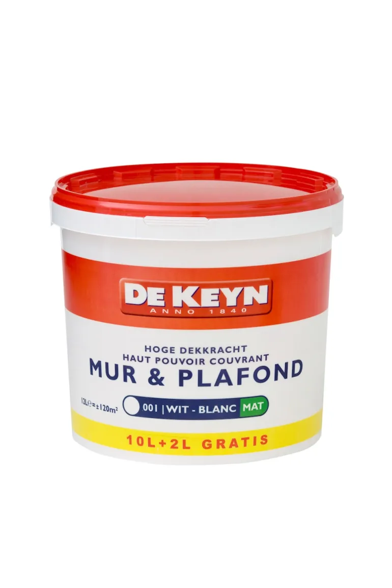 Mur & plafond mat wit promo 12 L