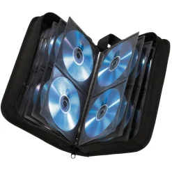 Nylon wallet 64 cd zwart