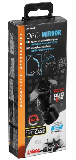 OPTI-CASE Spiegel Bevestiging Ø 9-14 mm