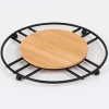 Panonderzetter zwart met bamboo