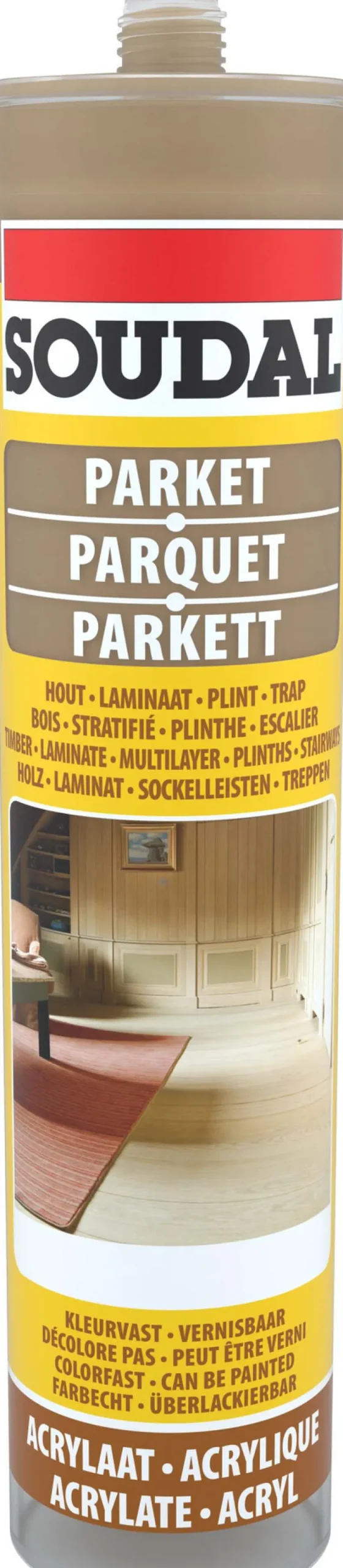 Parketkit midden eik / beuk 310 ml