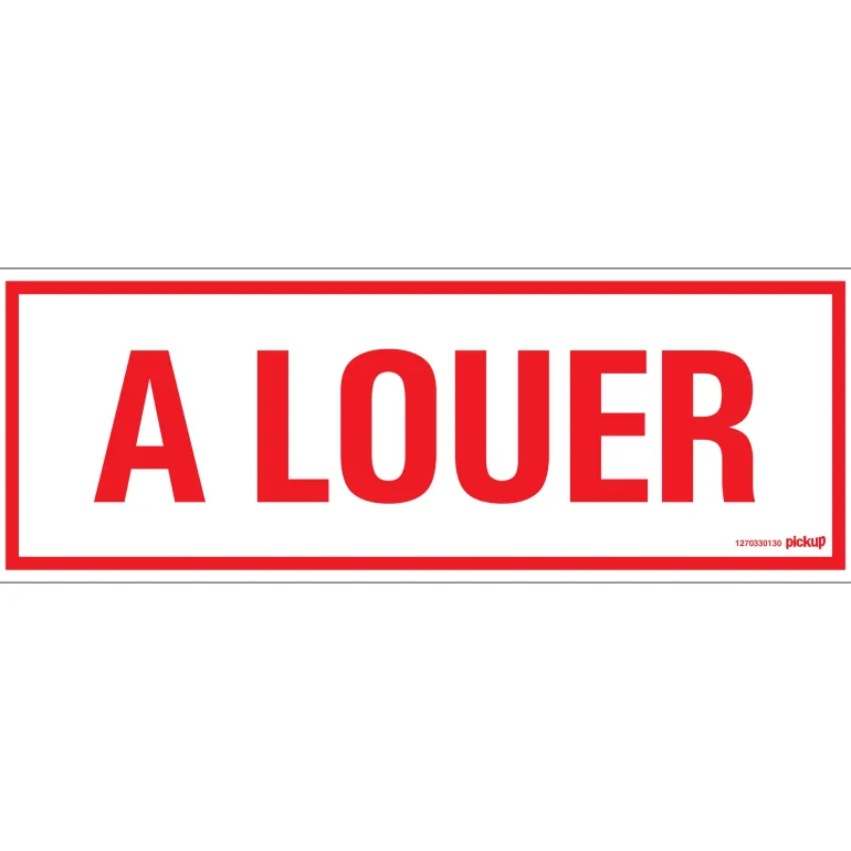 Pictogram à louer 33 x 12 cm