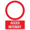 Pictogram accès interdit 23 x 33 cm