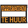 Pictogram appartement te huur 23 x 33 cm