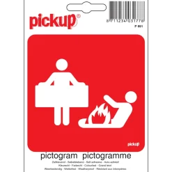 Pictogram blusdeken 10 x 10 cm