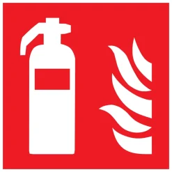 Pictogram brandblusser 20 x 20 cm