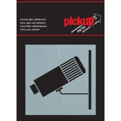 Pictogram camerabewaking aluminium