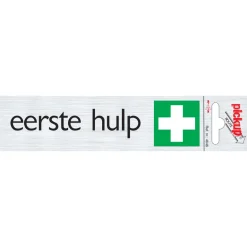 Pictogram eerste hulp aluminium 16,5 x 4,4 cm
