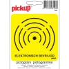 Pictogram elektrisch beveiligd 10 x 10 cm