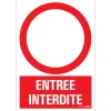 Pictogram entrée interdite 23 x 33 cm