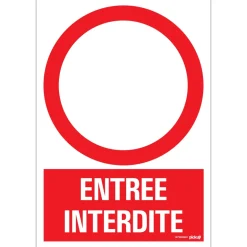 Pictogram entrée interdite 23 x 33 cm