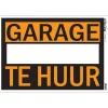 Pictogram garage te huur 23 x 33 cm