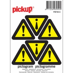Pictogram gevaar 10 x 10 cm