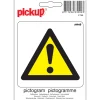 Pictogram gevaar 10 x 10 cm