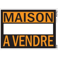 Pictogram maison à vendre 23 x 33 cm