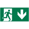 Pictogram naar beneden 15 x 30 cm
