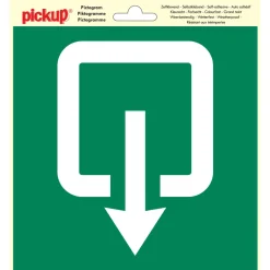 Pictogram normale uitgang 20 x 20 cm