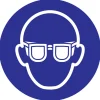 Pictogram oogbescherming Ø 18 cm