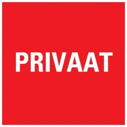 Pictogram privaat 20 x 20 cm