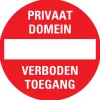 Pictogram privaat domein Ø 30 cm