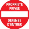 Pictogram propriété privée Ø 18 cm