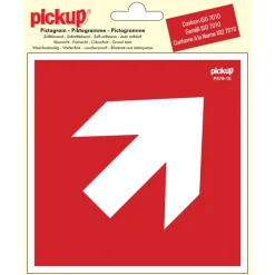 Pictogram richtingspijl 45° 15 x 15 cm