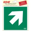 Pictogram richtingspijl 45° 15 x 15 cm