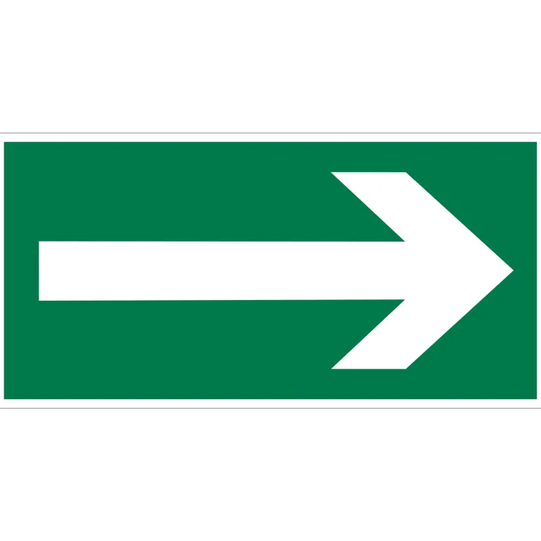 Pictogram richtingspijl 15 x 30 cm