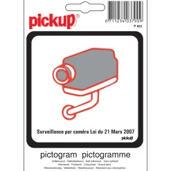 Pictogram surveillance par caméra 10 x 10 cm
