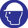 Pictogram veiligheidshelm Ø 18 cm