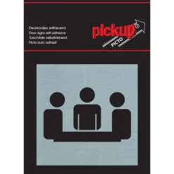 Pictogram vergaderruimte aluminium