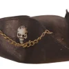Piratenhoed Zilveren Skul