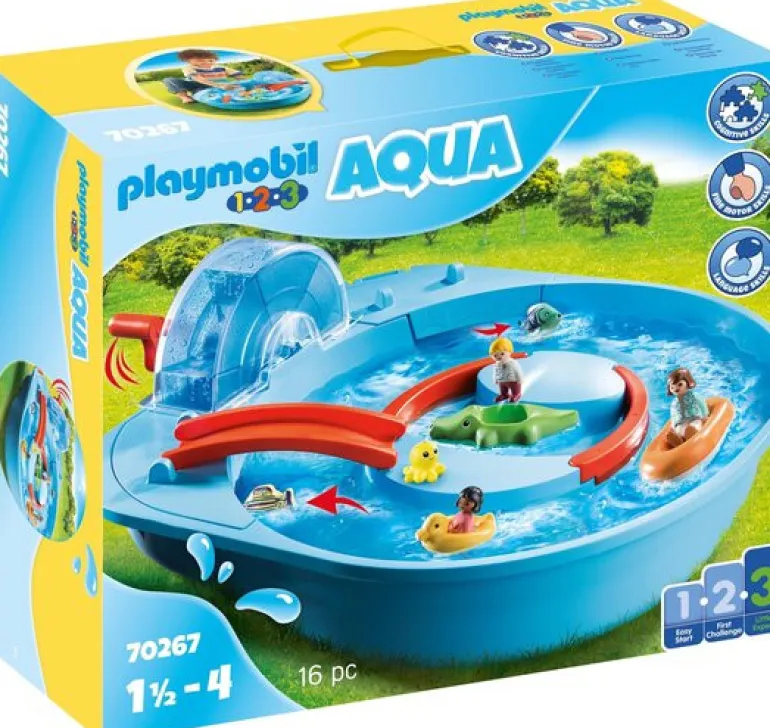 Playmobil 1.2.3 Aqua Vrolijke Waterbaan - 70267
