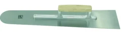 Pleistertruweel voor chappe met handgreep in hout 500 x 110 / 80 mm