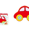 Pluche auto rood