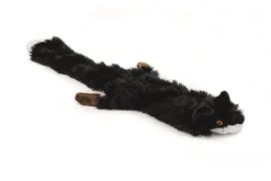 Pluche vos zwart flatino 52 cm