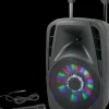Portable sound system LED bluetooth 8''