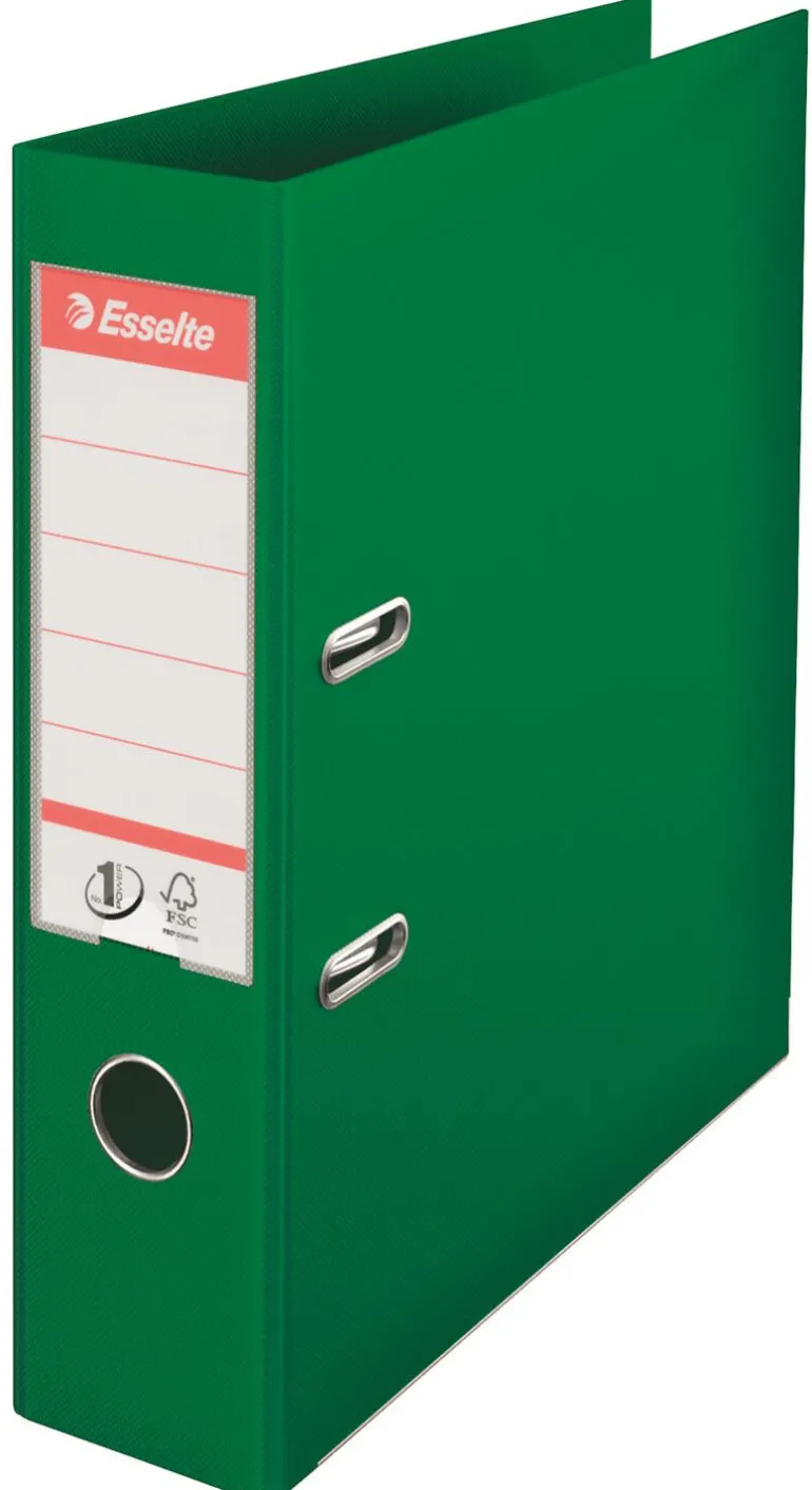 Power ordner A4 groen 75 mm