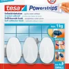 Powerstrips zelfklevende haak ovaal wit