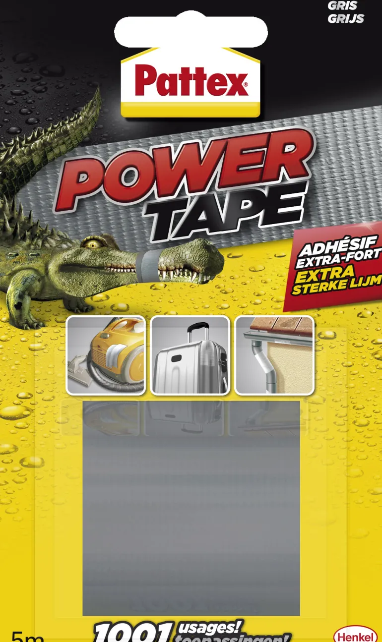 Powertape grijs 5 m
