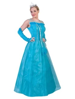 Prinsessenjurk Blauwe Prinses - Maat 44/46
