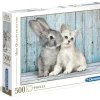 Puzzle 500 Cat&Bunny