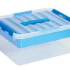 Q - line multi opbergbox 15 L blauw