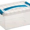 Q - line opbergbox 6 L blauw