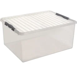 Q - line opbergbox 120 L transparant