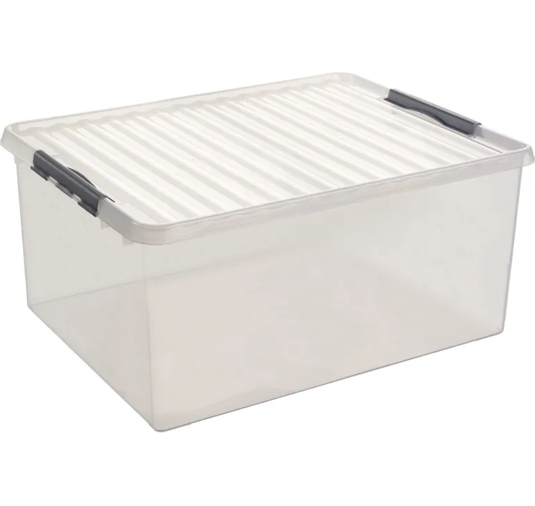 Q - line opbergbox 120 L transparant