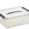 Q - line opbergbox 12 L transparant