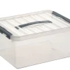 Q - line opbergbox 15 L transparant